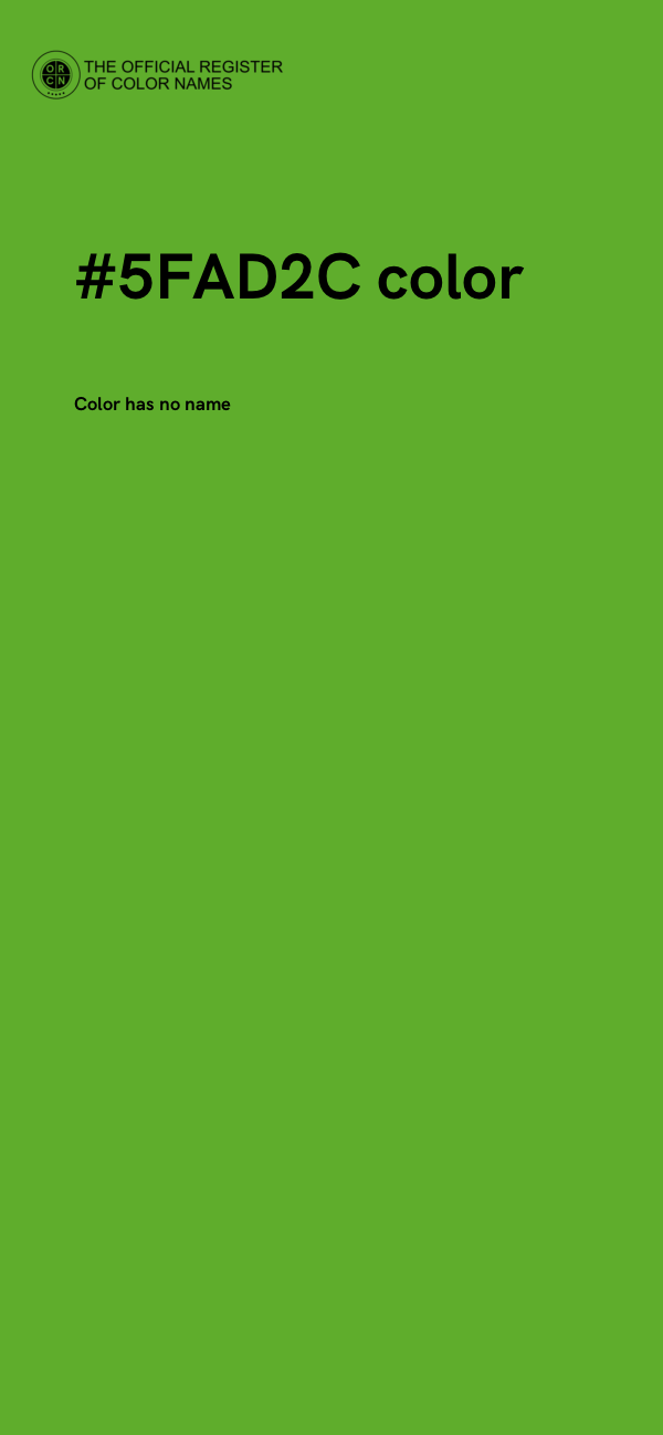 #5FAD2C color image