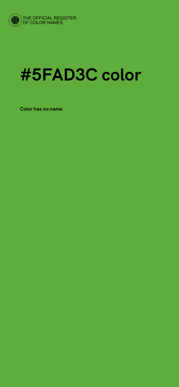 #5FAD3C color image
