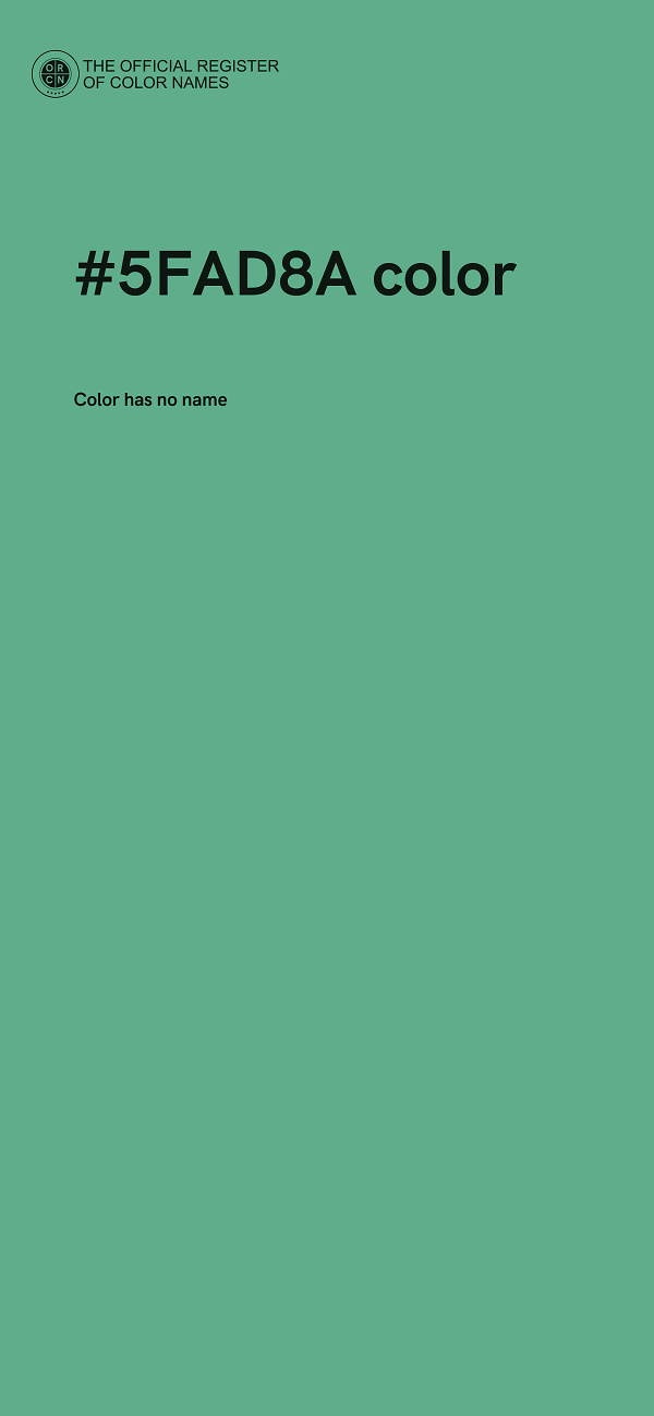 #5FAD8A color image