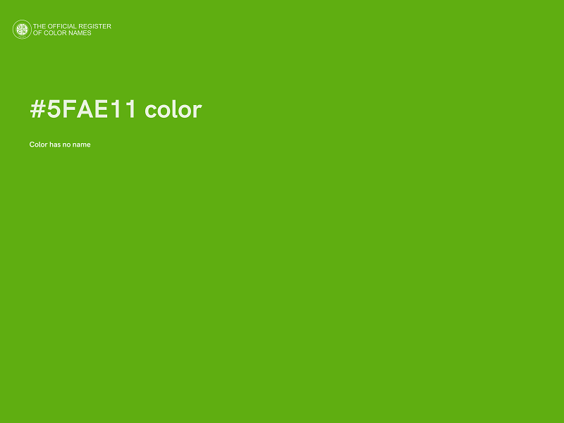 #5FAE11 color image