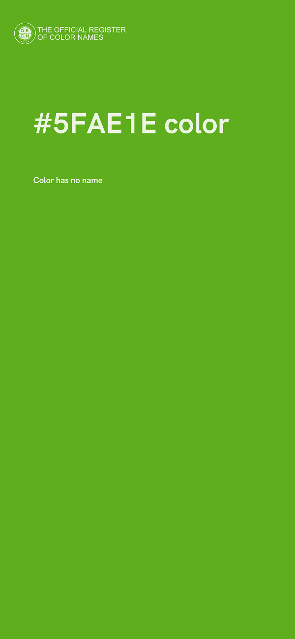 #5FAE1E color image