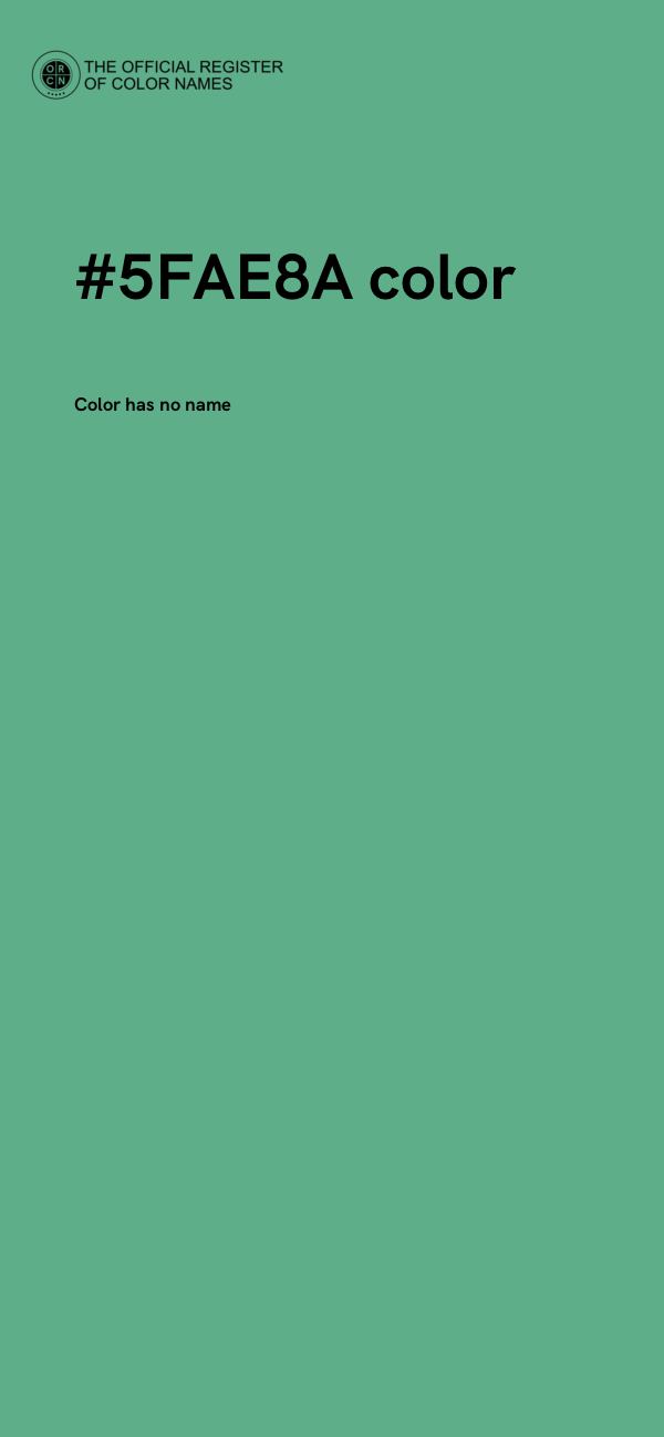 #5FAE8A color image