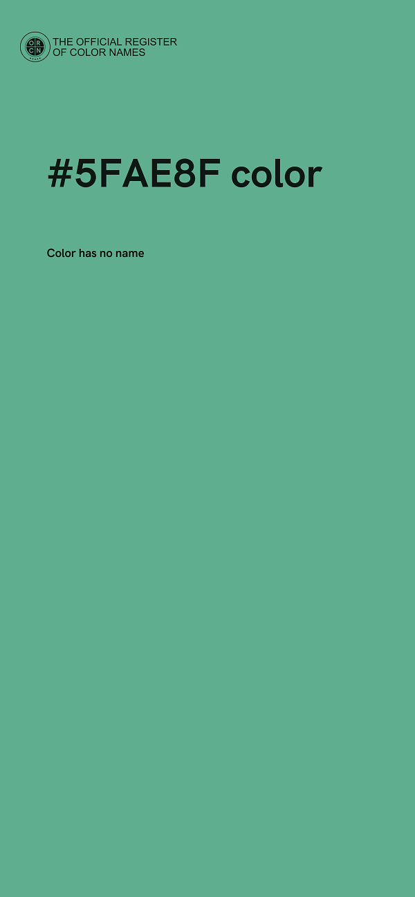 #5FAE8F color image