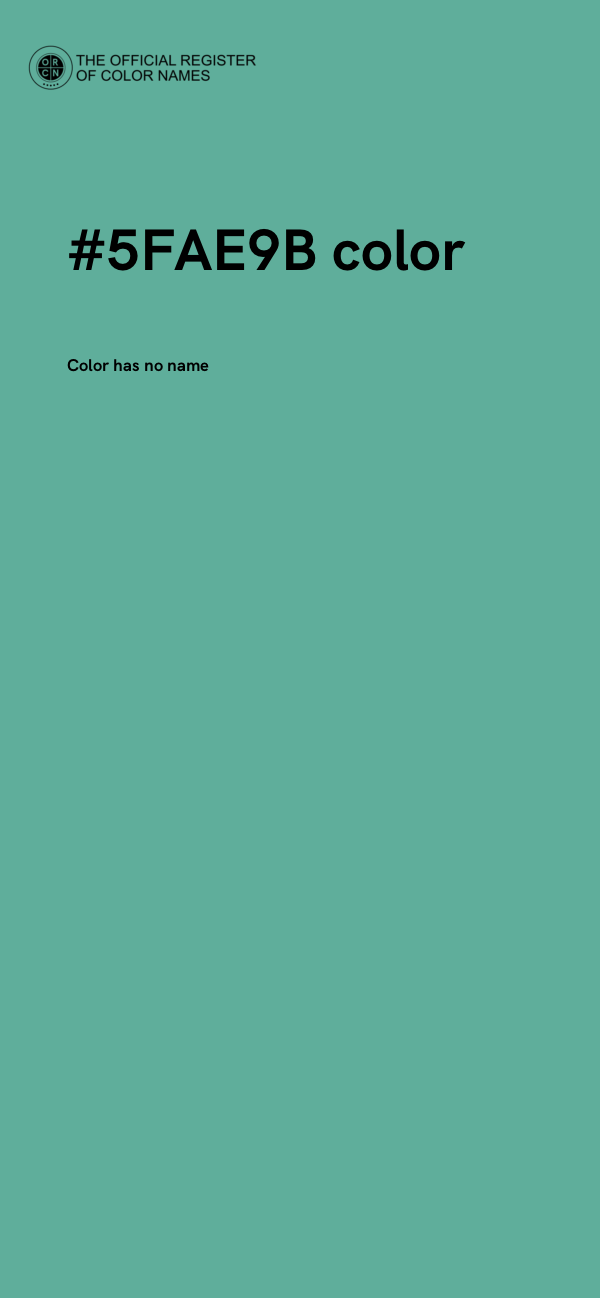 #5FAE9B color image