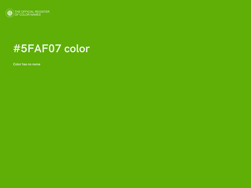 #5FAF07 color image