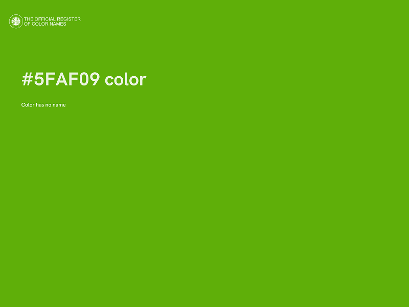 #5FAF09 color image