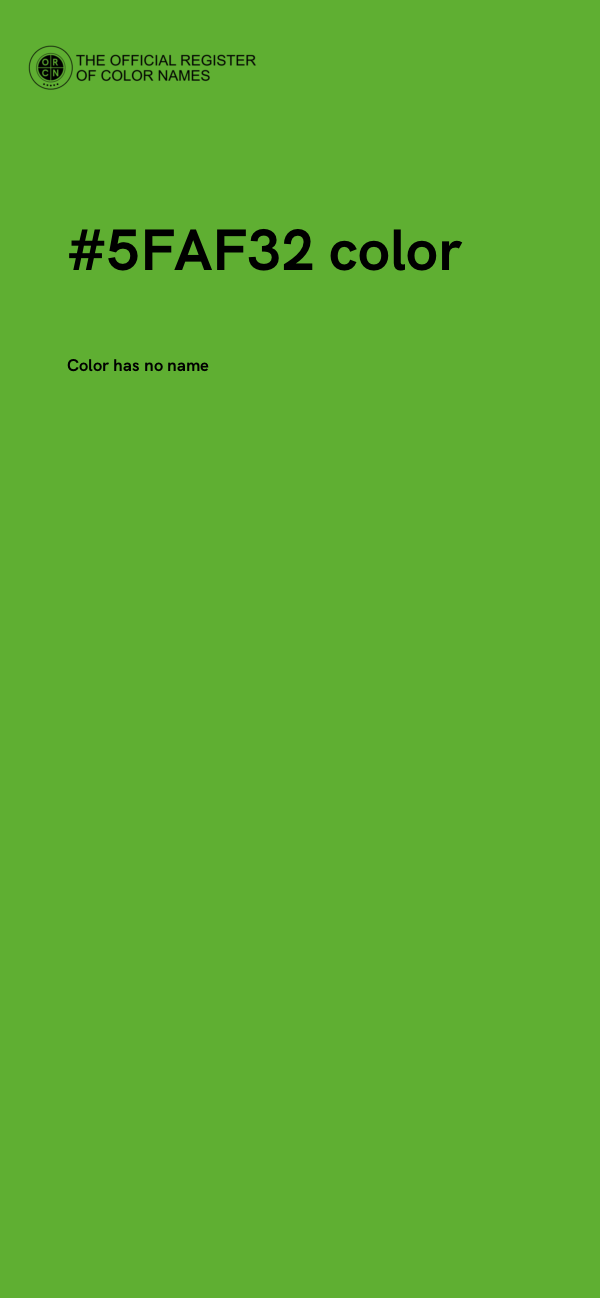 #5FAF32 color image