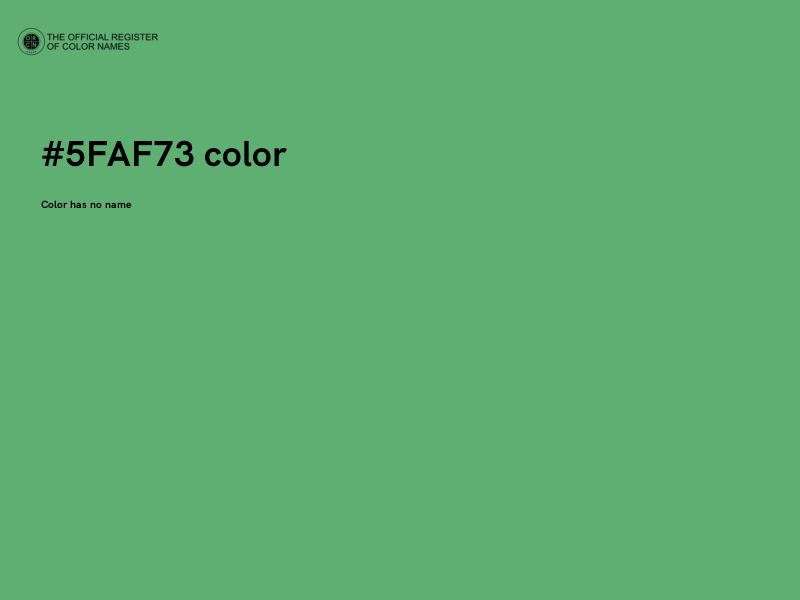 #5FAF73 color image
