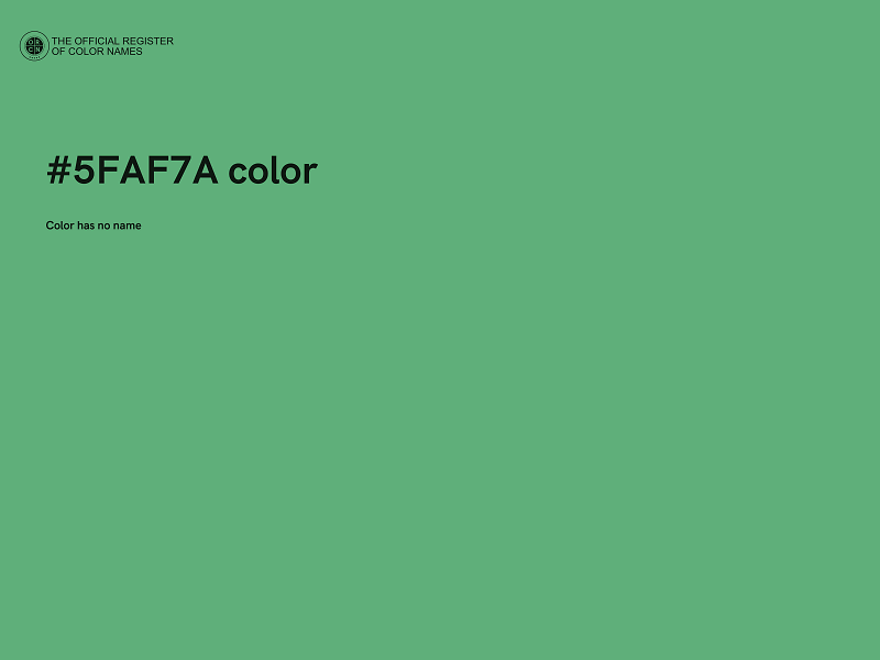 #5FAF7A color image