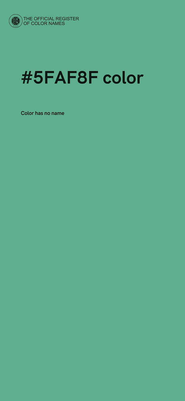 #5FAF8F color image