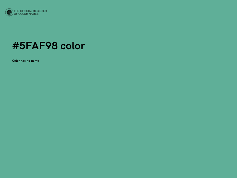 #5FAF98 color image