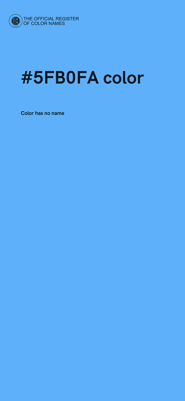 #5FB0FA color image