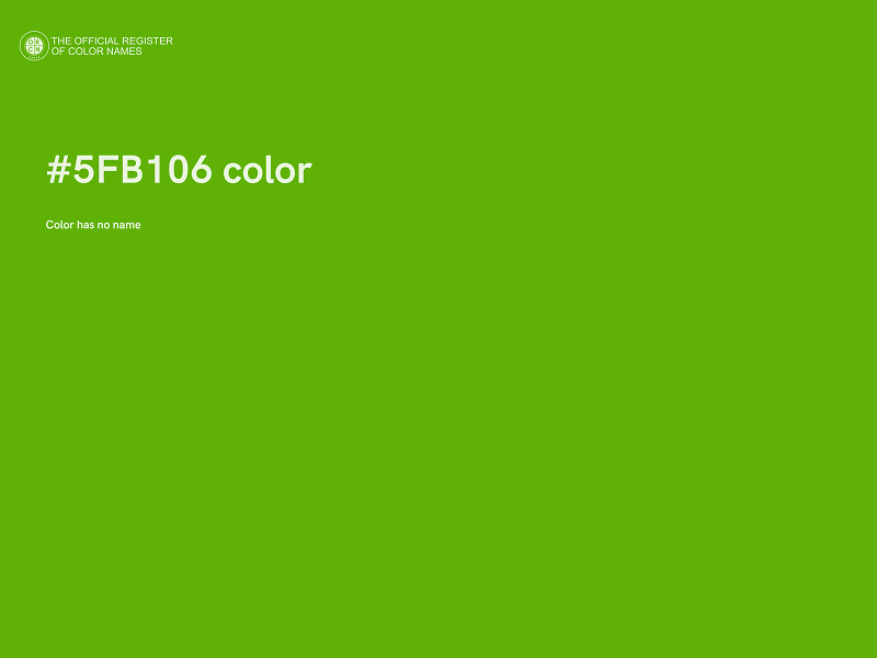 #5FB106 color image