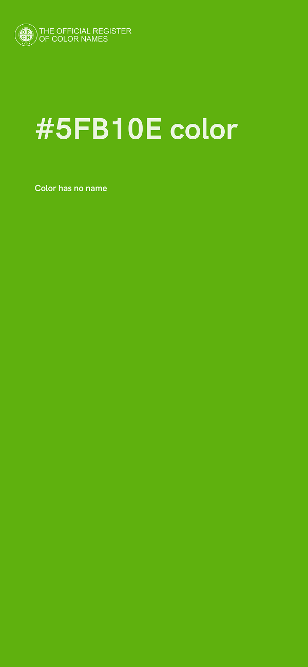 #5FB10E color image