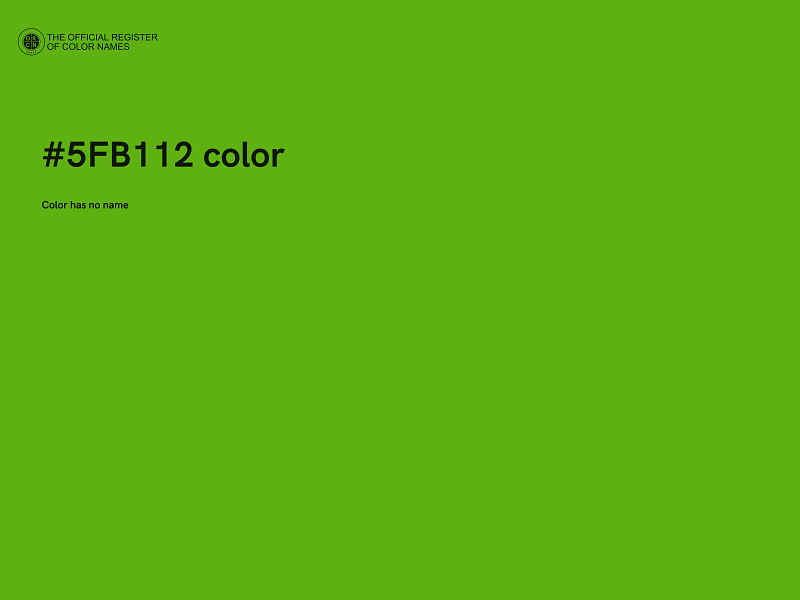 #5FB112 color image