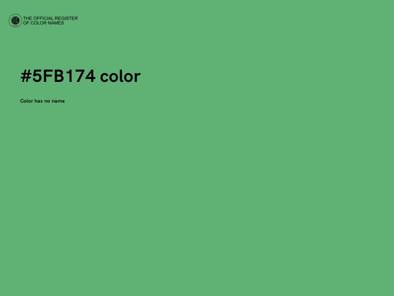 #5FB174 color image