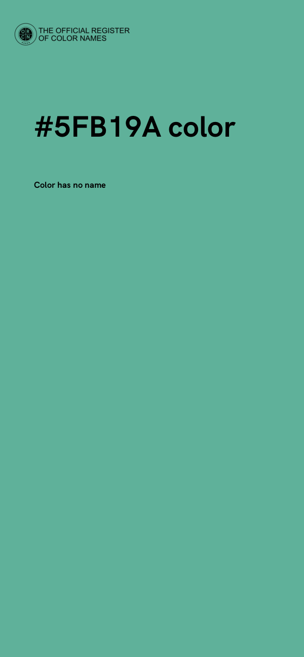 #5FB19A color image