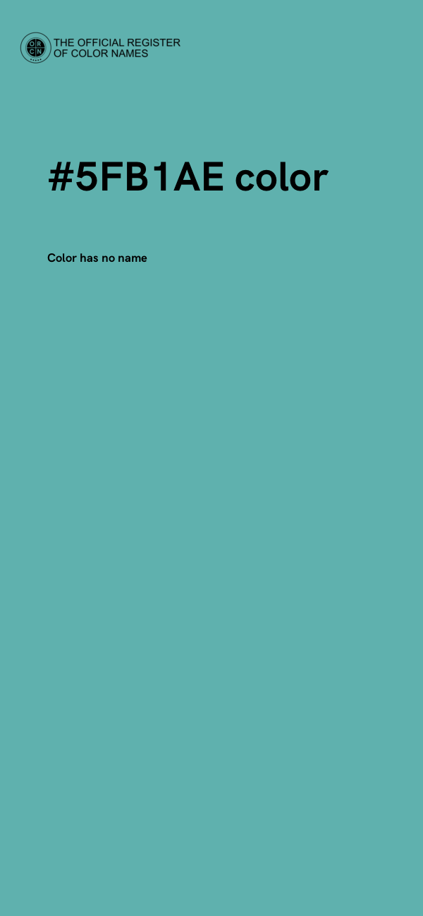 #5FB1AE color image