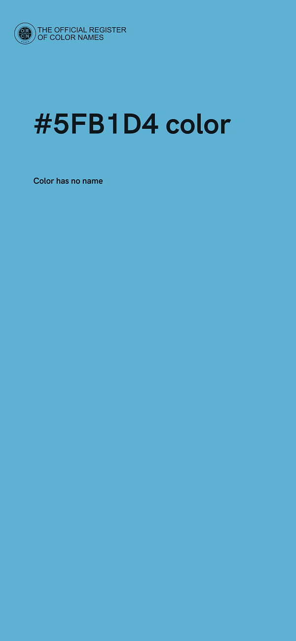 #5FB1D4 color image