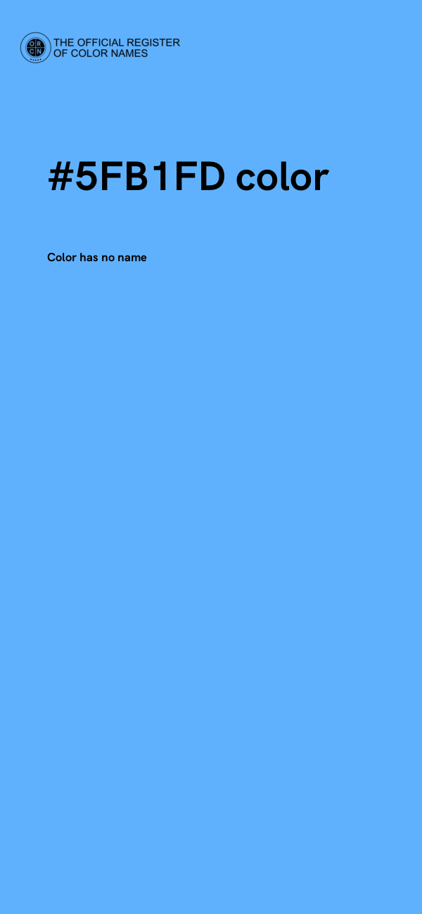 #5FB1FD color image