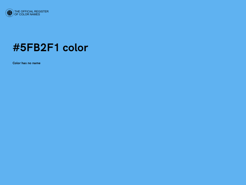 #5FB2F1 color image