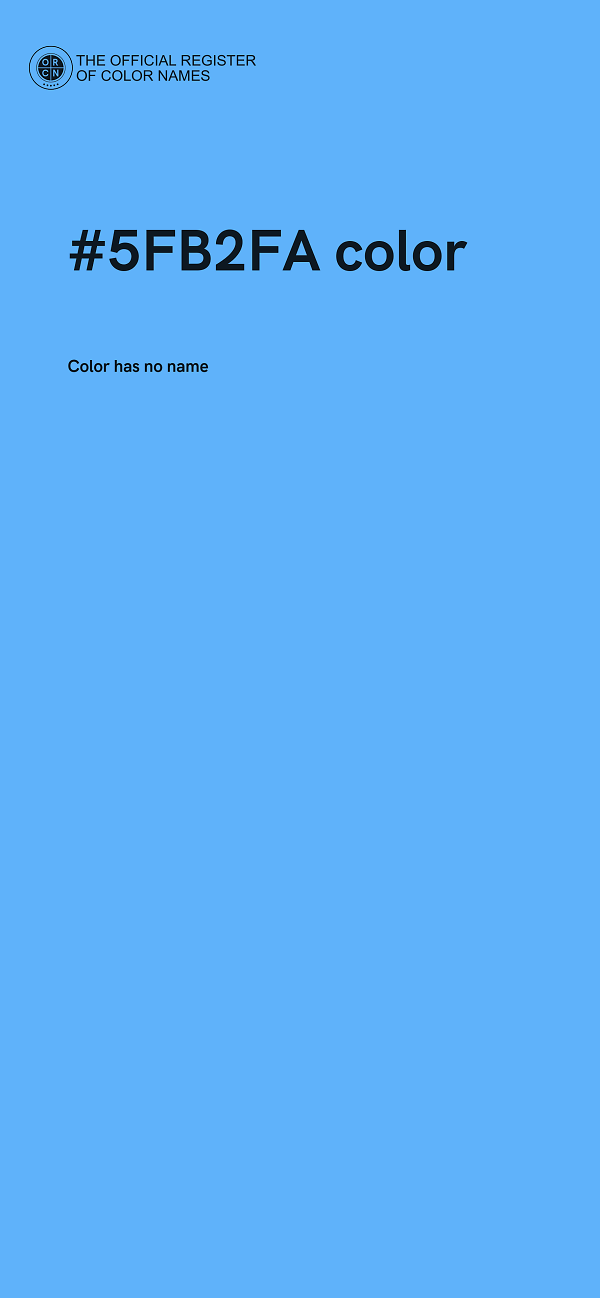 #5FB2FA color image