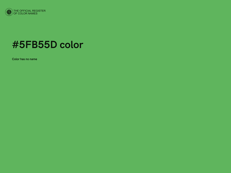 #5FB55D color image