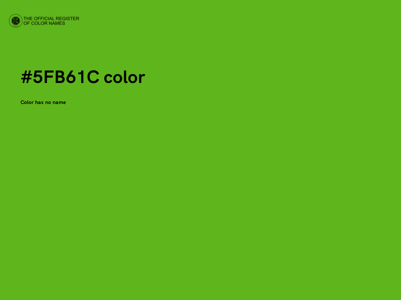#5FB61C color image