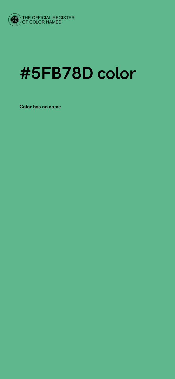 #5FB78D color image