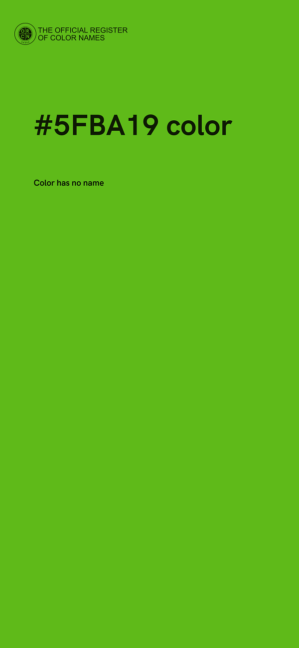 #5FBA19 color image