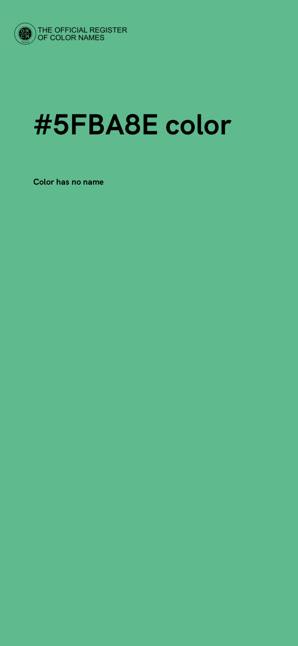 #5FBA8E color image