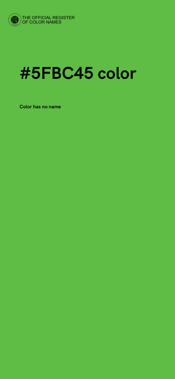 #5FBC45 color image