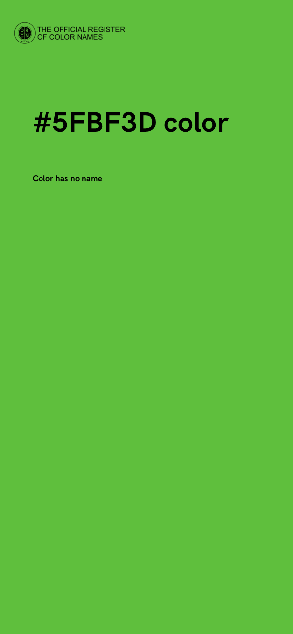 #5FBF3D color image