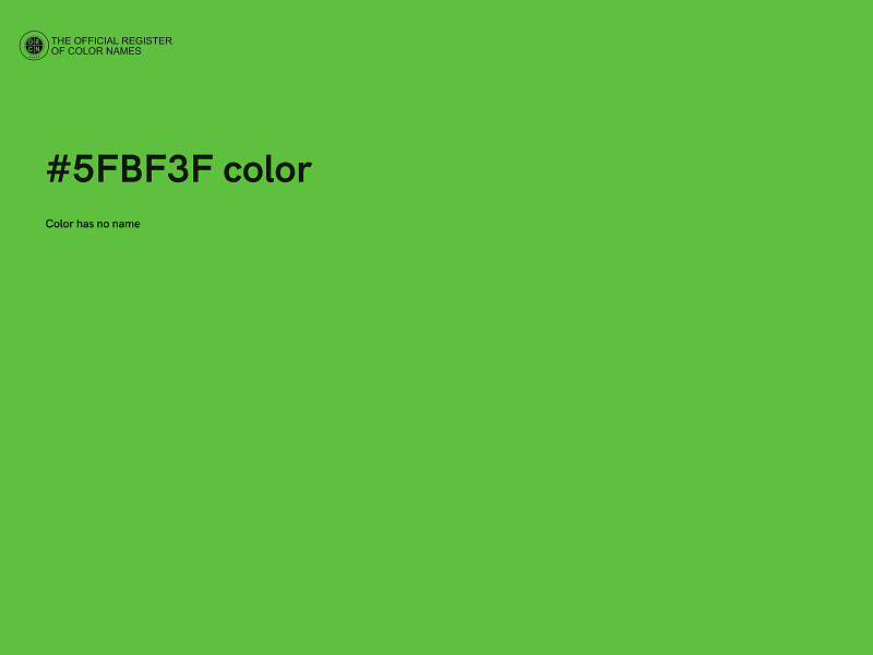 #5FBF3F color image