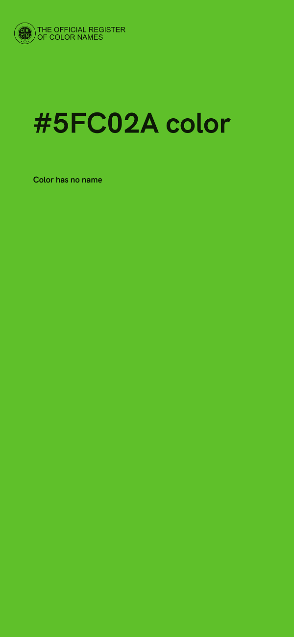 #5FC02A color image