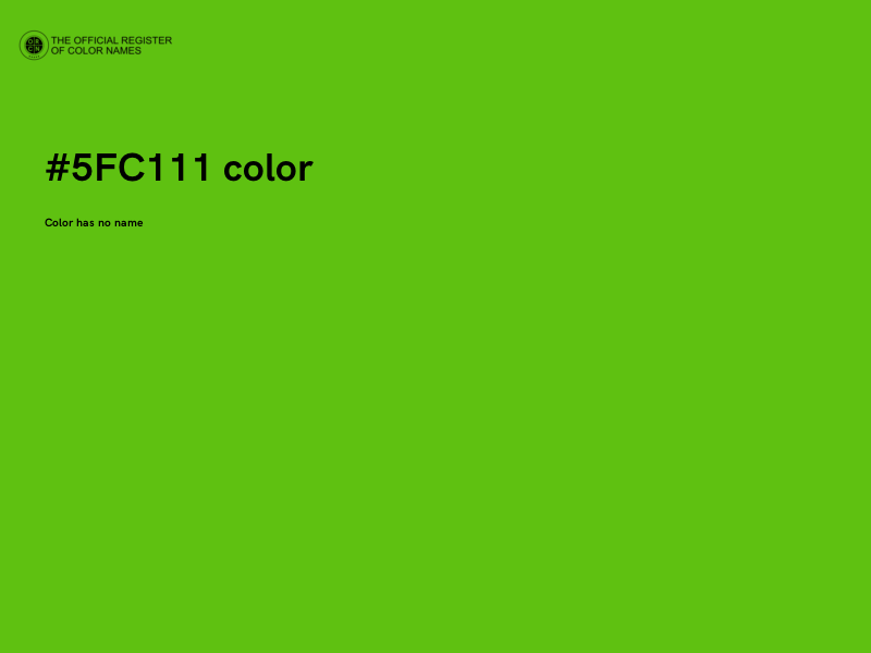 #5FC111 color image