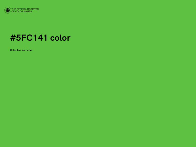#5FC141 color image