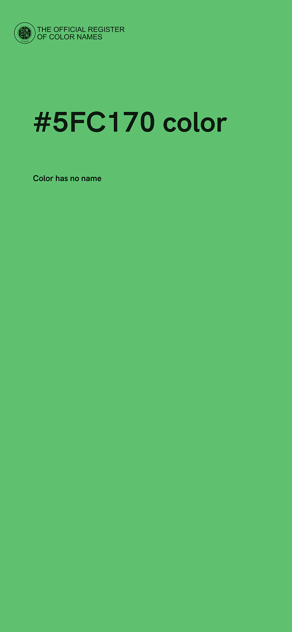#5FC170 color image