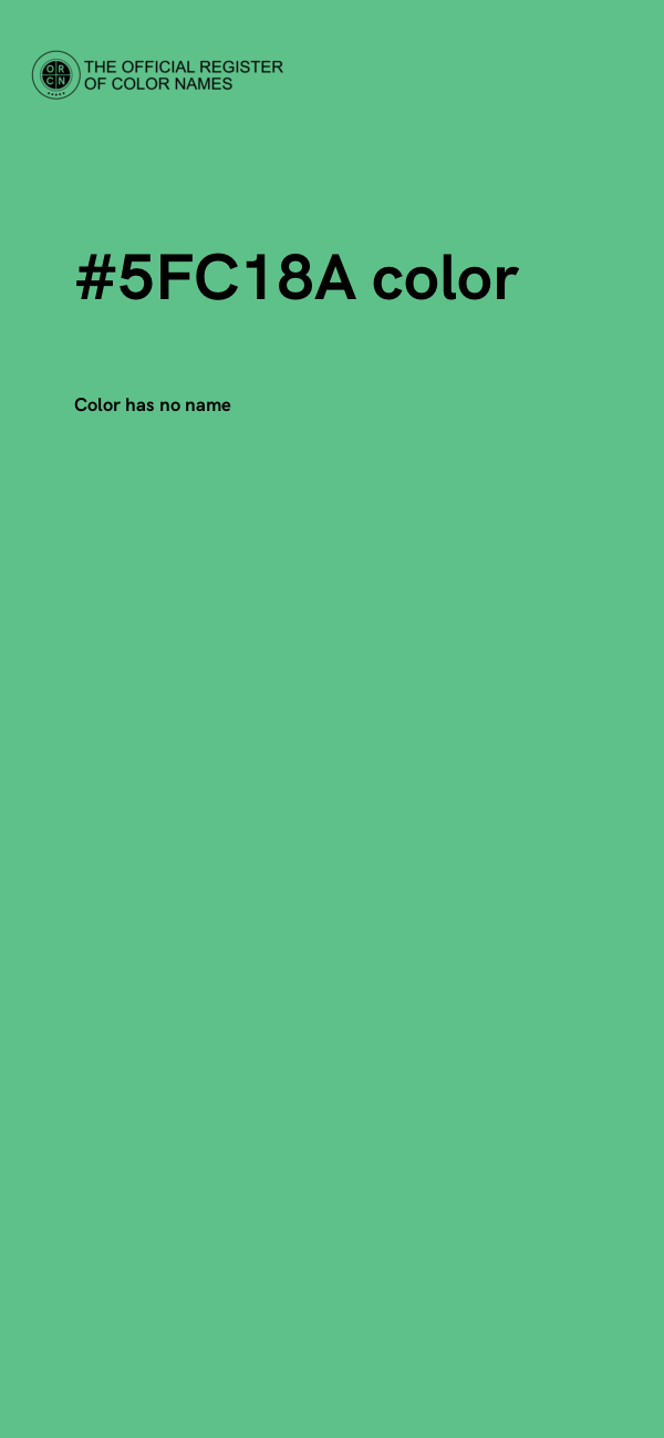 #5FC18A color image
