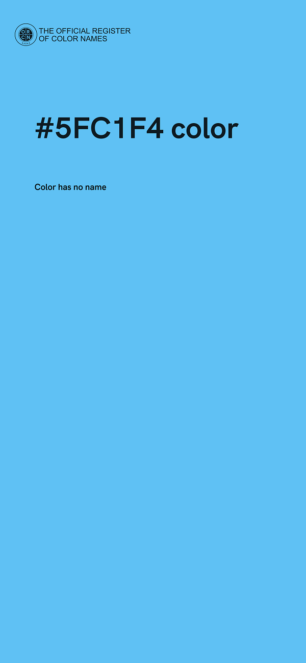 #5FC1F4 color image