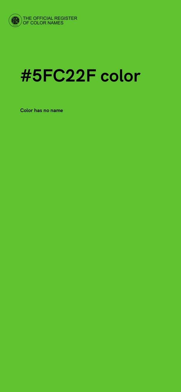 #5FC22F color image