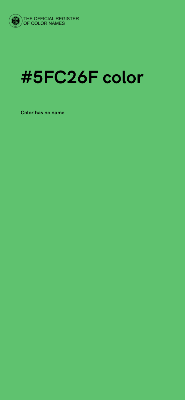 #5FC26F color image