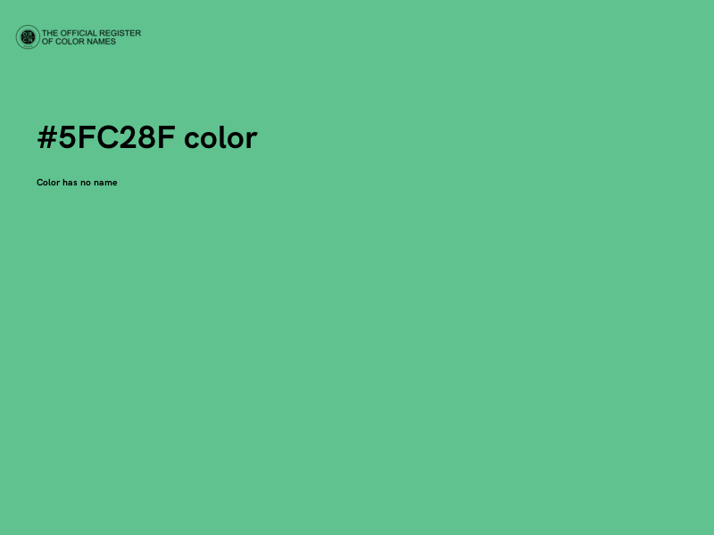 #5FC28F color image