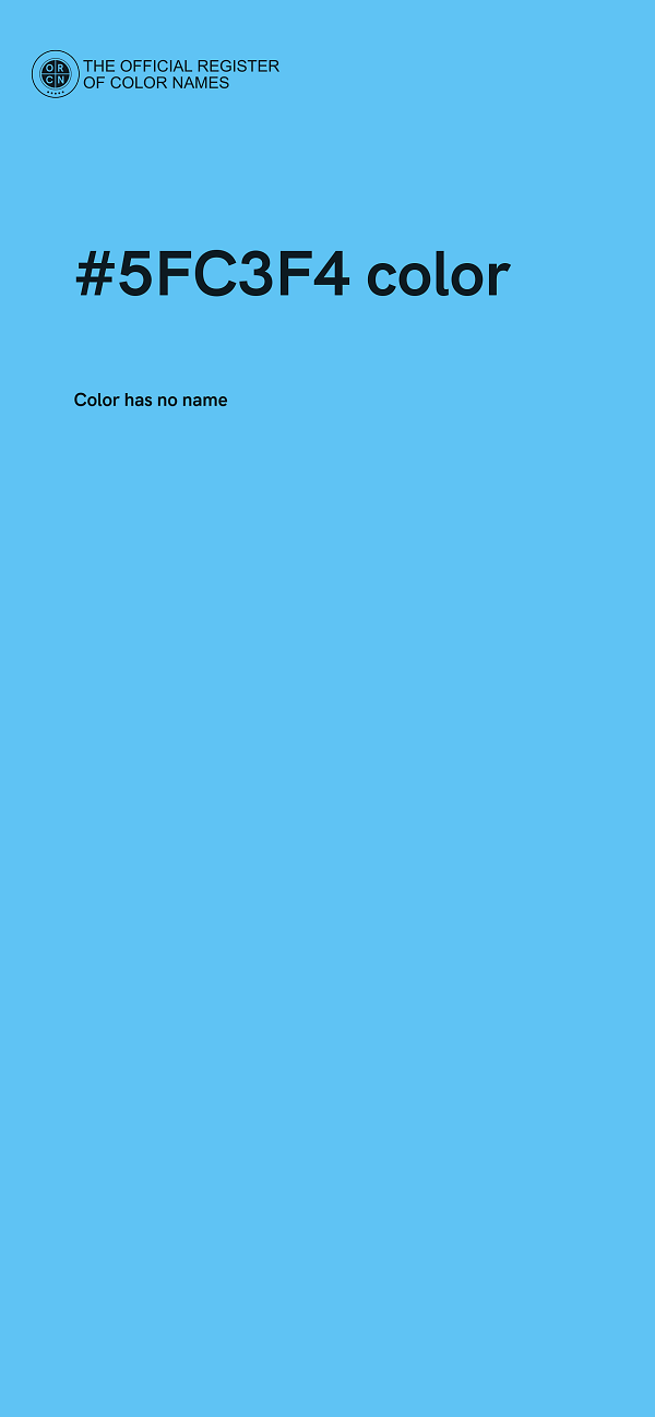 #5FC3F4 color image