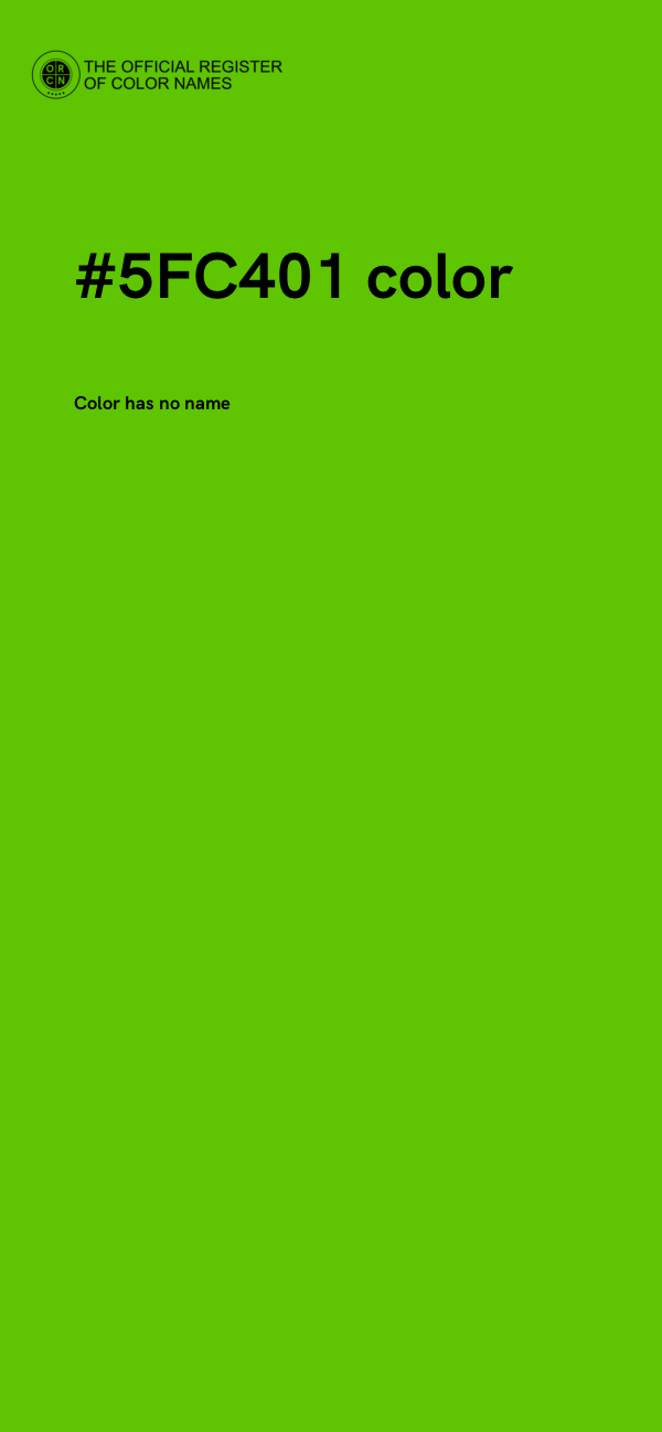 #5FC401 color image