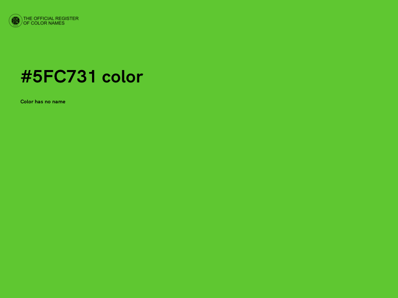 #5FC731 color image