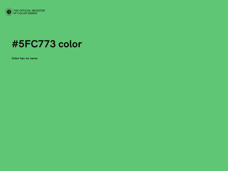 #5FC773 color image