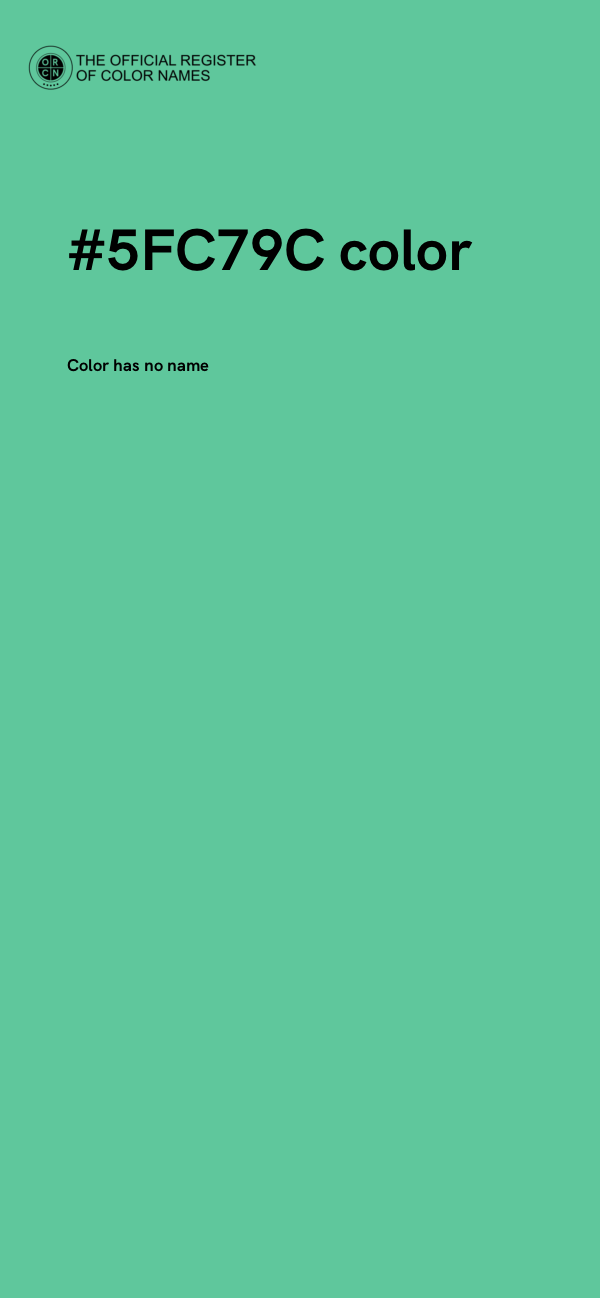 #5FC79C color image