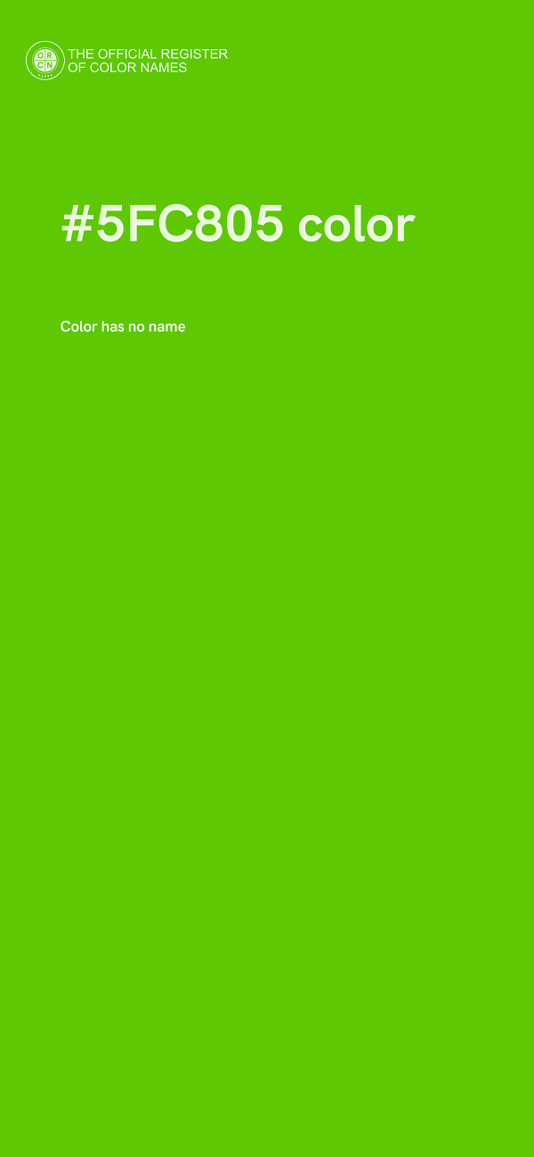 #5FC805 color image