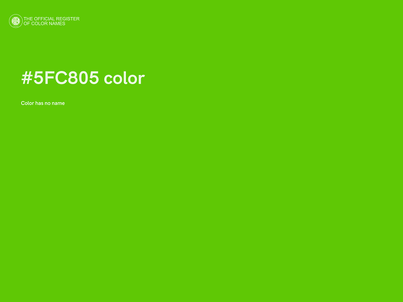 #5FC805 color image